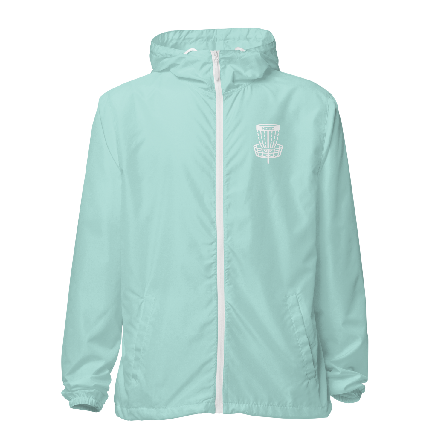 Unisex lightweight zip up windbreaker