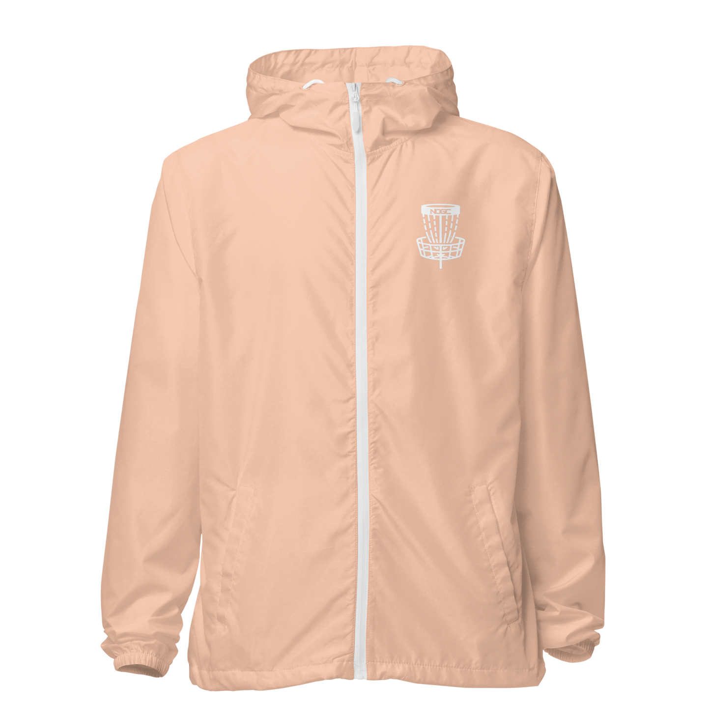 Unisex lightweight zip up windbreaker