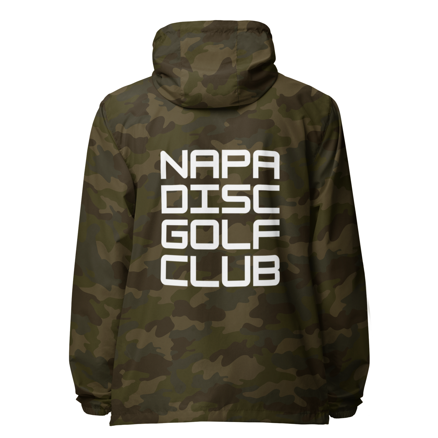 Unisex lightweight zip up windbreaker