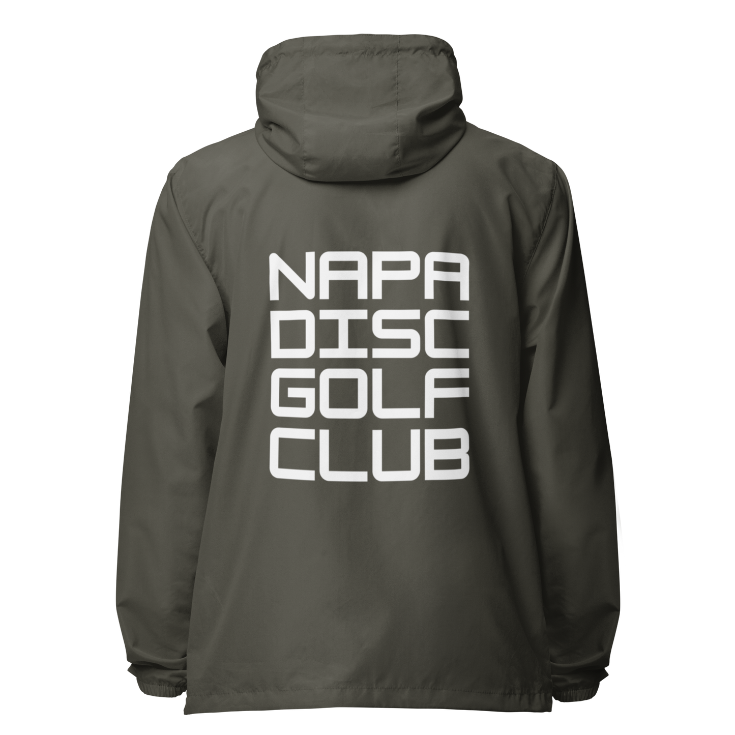 Unisex lightweight zip up windbreaker