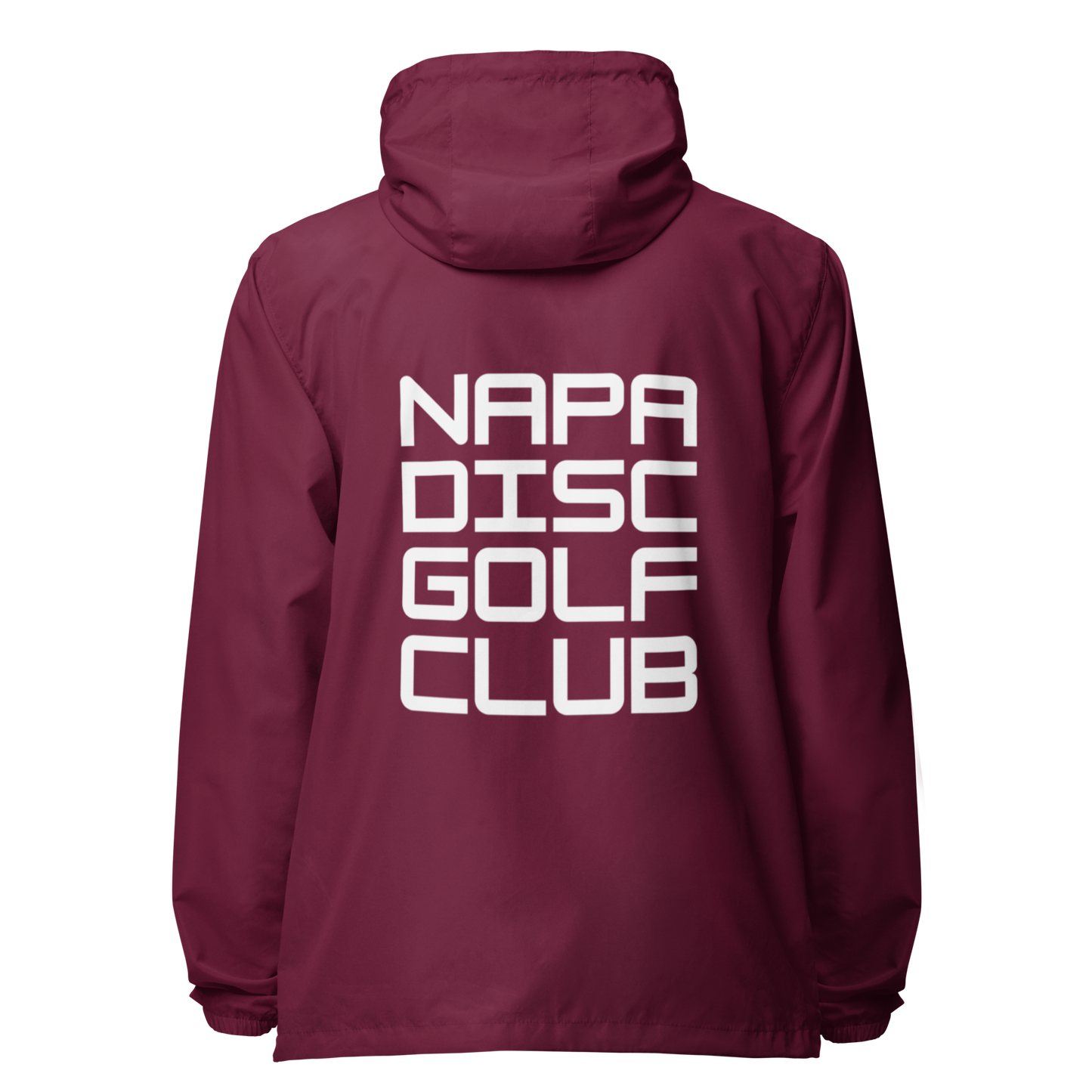 Unisex lightweight zip up windbreaker