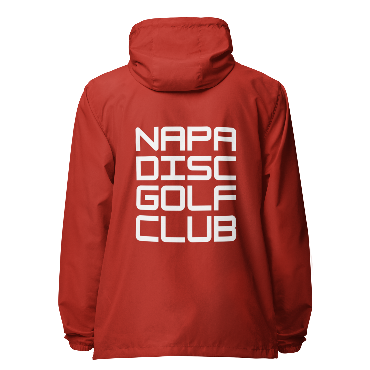 Unisex lightweight zip up windbreaker