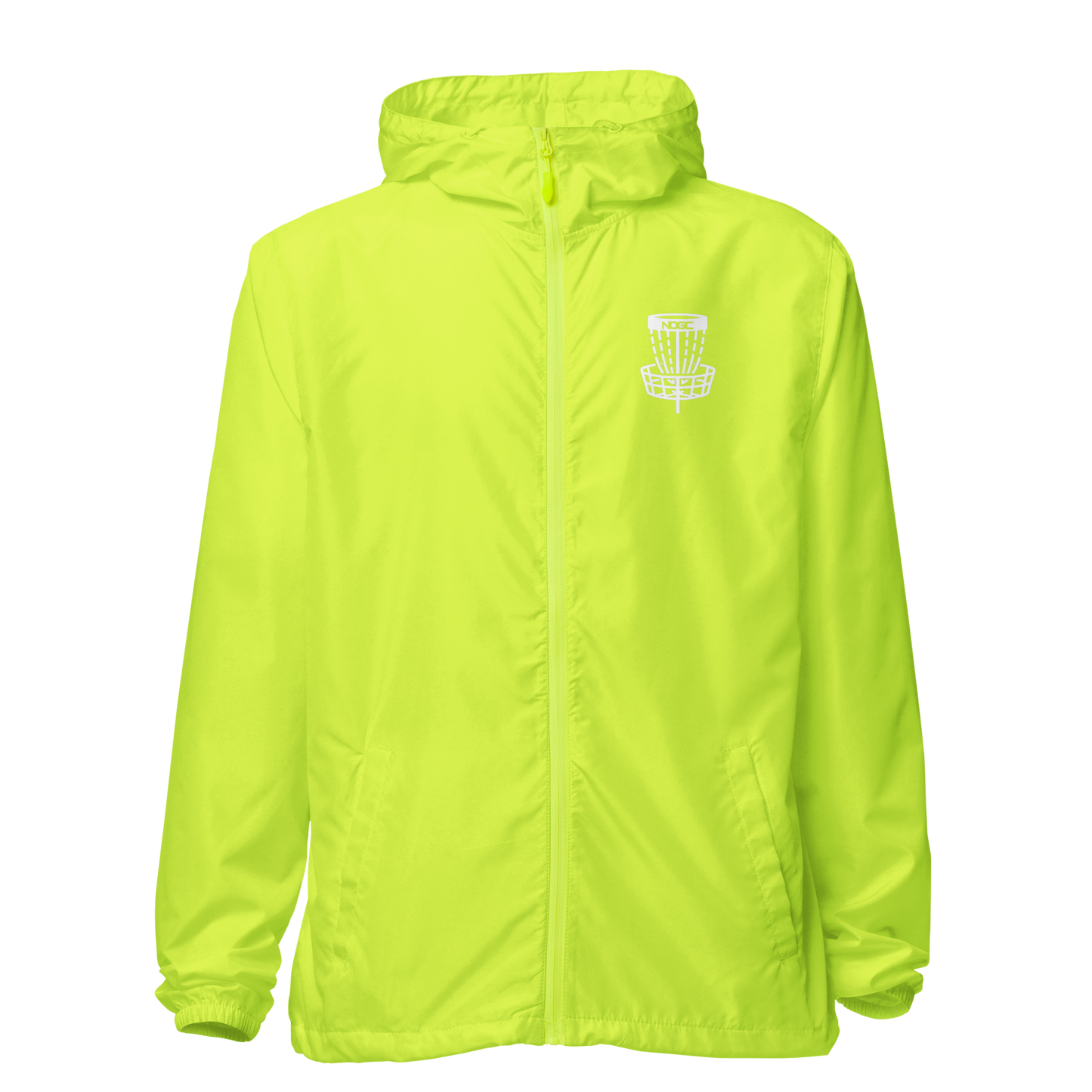 Unisex lightweight zip up windbreaker